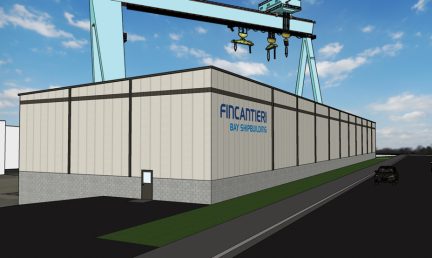 Fincantieri Bay Shipbuilding new machine shop