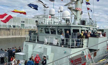 HMCS Glace Bay (Photos courtesy of Canadian Marine Careers Foundation)